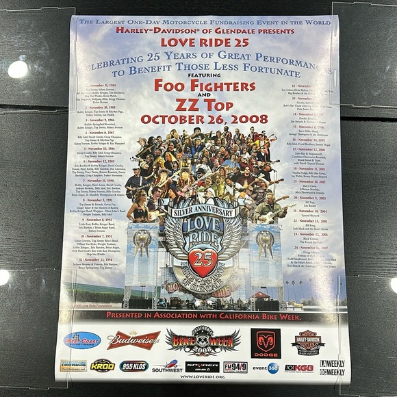 Harley-Davidson Other - Harley-Davidson Vintage Love Ride Poster